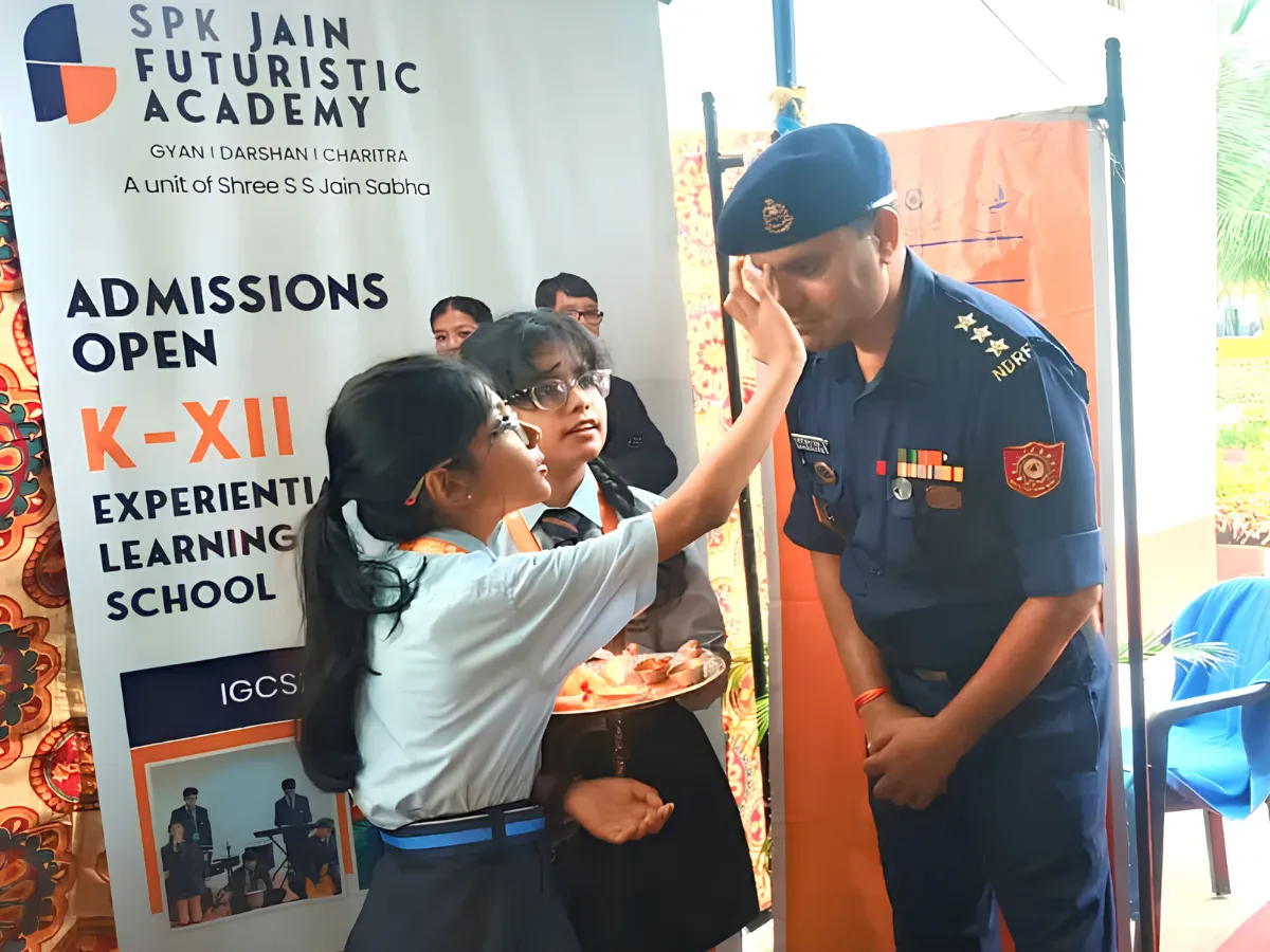 Raksha Bandhan at NDRF Office